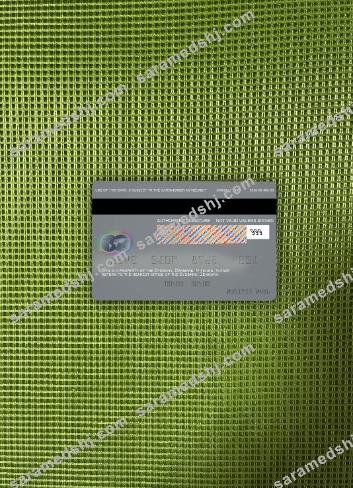 Denmark Sydbank mastercard photolook back